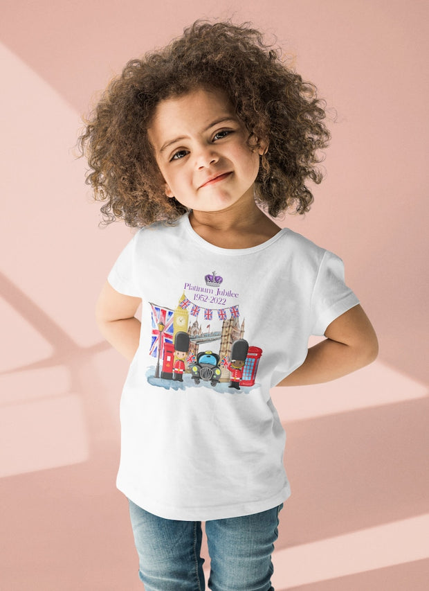 Queens Platinum Jubilee Childs Kids TShirt