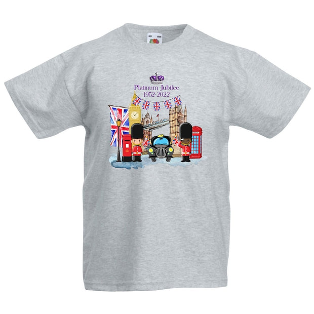 Queens Platinum Jubilee Childs Kids TShirt