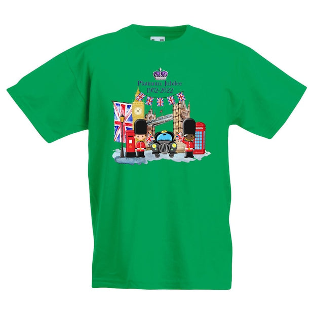 Queens Platinum Jubilee Childs Kids TShirt