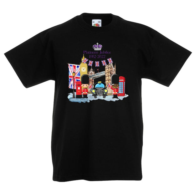 Queens Platinum Jubilee Childs Kids TShirt