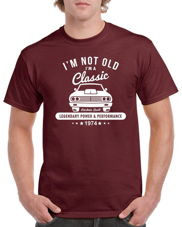 Im Not Old Im A Classic 50 Year old Funny 1974 Tee